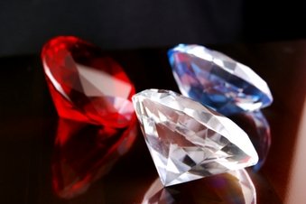 Fake Diamonds isolated